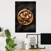 Uhrmacher - Zahnräder Poster (Heimbüro)
