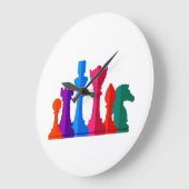 Uhrschach Große Wanduhr (Winkel)