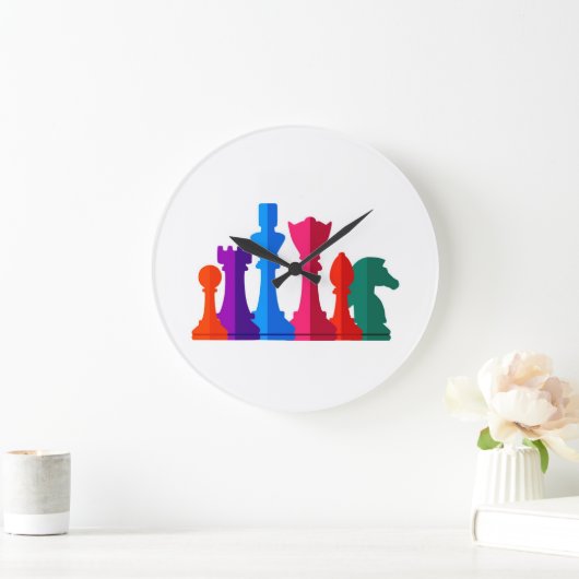 Uhrschach Große Wanduhr (Zuhause)