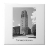 Uhrturm der Universität Michigan Fliese (Vorderseite)