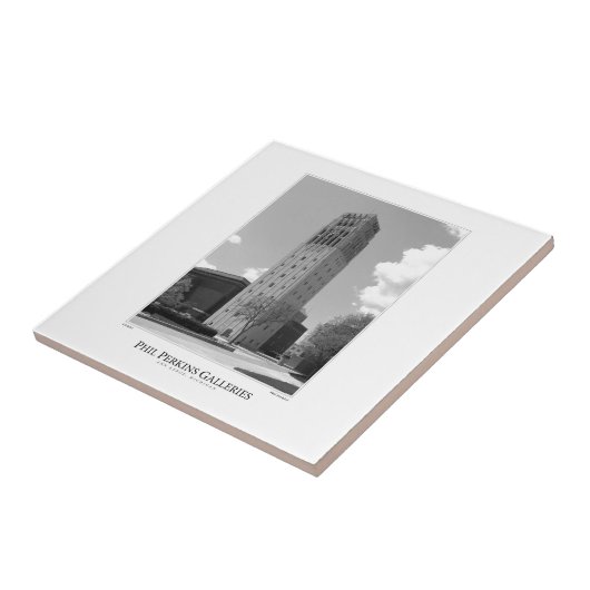 Uhrturm der Universität Michigan Fliese (Seite)