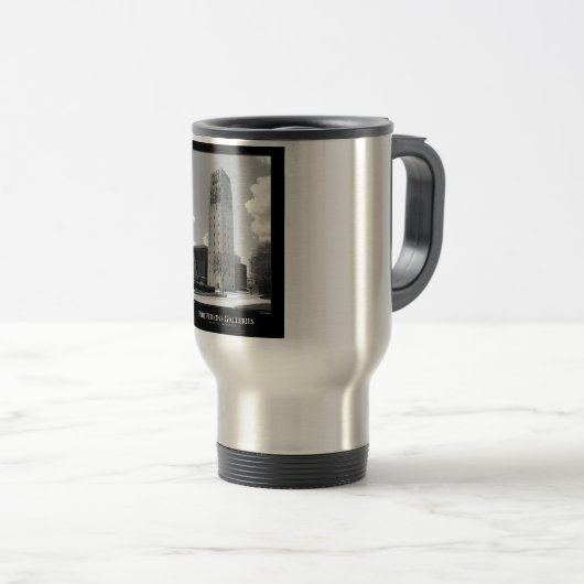 Uhrturm der Universität Michigan Reisebecher (VorderseiteRechts)