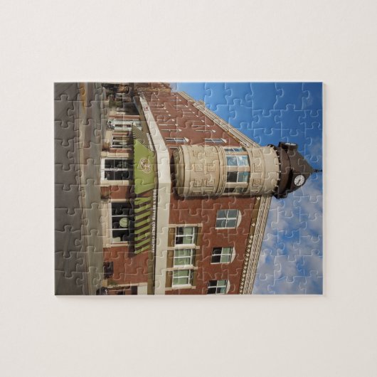 Uhrturm, Downtown Paso Robles, Kalifornien Puzzle (Horizontal)