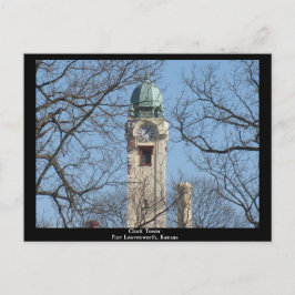 Uhrturm Fort Leavenworth, Kansas Postkarte