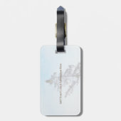 Uhrturm Gepäckanhänger (Rückseite vertikal)