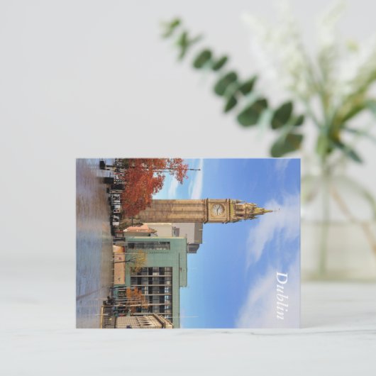 Uhrturm in Belfast Postkarte (Stehend Vorderseite)