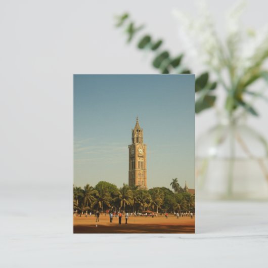 Uhrturm in Mumbai Postkarte (Stehend Vorderseite)