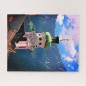 Uhrturm in Österreich Puzzle (Horizontal)