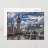 Uhrturm Postkarte (Vorne/Hinten)