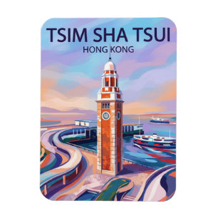 Uhrturm, Tsim Sha Tsui Hongkong Magnet
