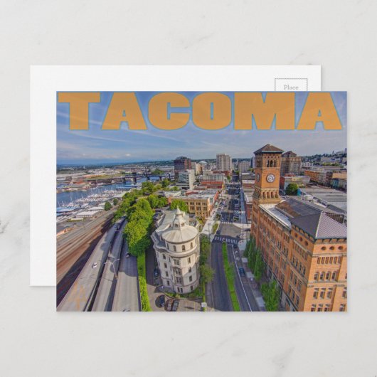 Uhrturm und eine pazifische Postkarte (Vorne/Hinten)