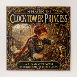 Uhrturmprinzessin Steampunk Rollenspiel Heldin Puzzle