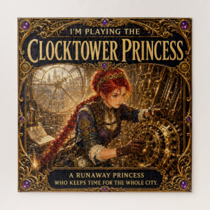 Uhrturmprinzessin Steampunk Rollenspiel Heldin Puzzle