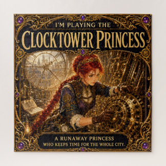 Uhrturmprinzessin Steampunk Rollenspiel Heldin Puzzle