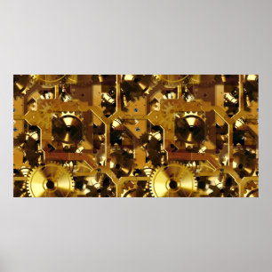 Uhrwerk 3 Drucken Poster