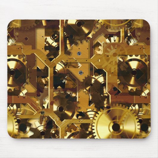 Uhrwerk 3 Mousepad (Vorne)