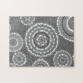 Uhrwerk-Blumen Puzzle (Horizontal)