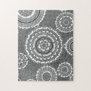 Uhrwerk-Blumen Puzzle