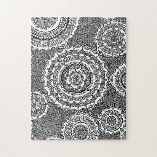 Uhrwerk-Blumen Puzzle (Vertikal)