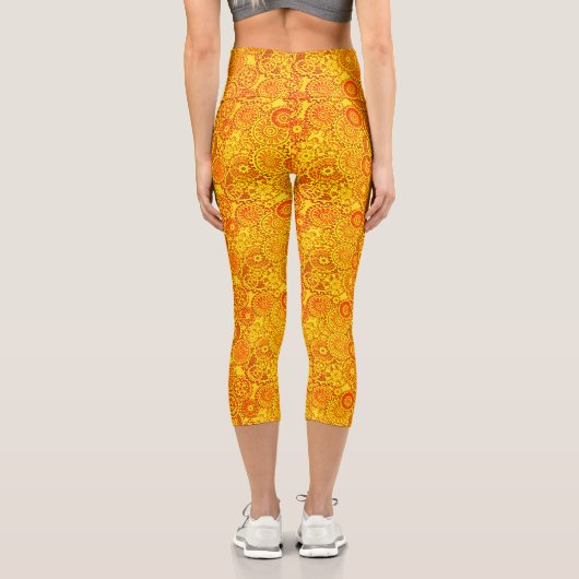 Uhrwerk Capri Leggings (Rückseite)