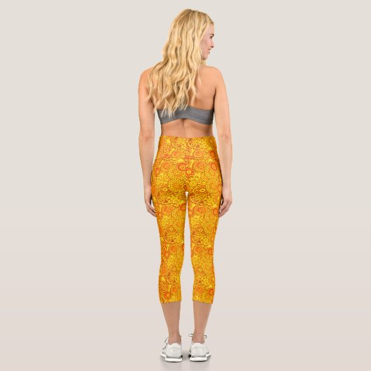 Uhrwerk Capri Leggings (Rückseite)