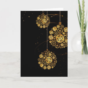 Uhrwerk Feiertagskarte