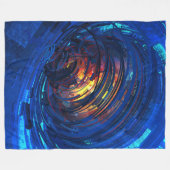 Uhrwerk Fleecedecke (Vorderseite (Horizontal))