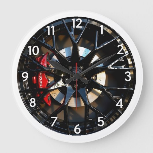 Uhrwerk Große Wanduhr (Vorderseite)