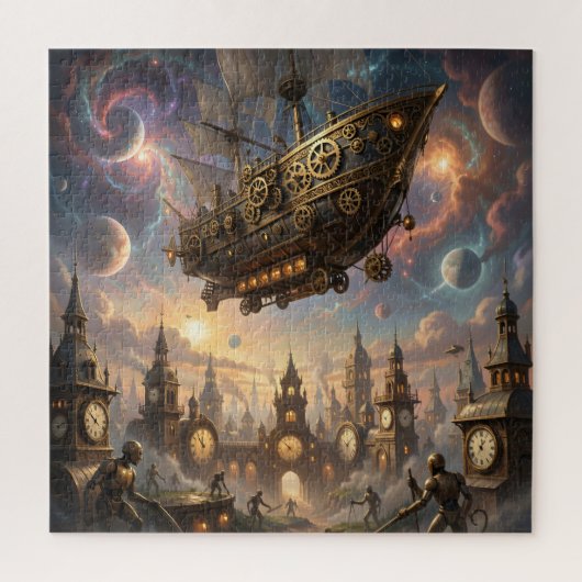Uhrwerk-Himmel-Rätsel Puzzle (Vertikal)