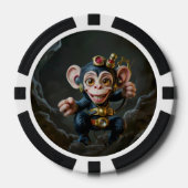 Uhrwerk-Höhlenhüter – Der flüsternde Affe  Pokerchips (Vorderseite)