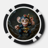 Uhrwerk-Höhlenhüter – Der flüsternde Affe  Pokerchips (Rückseite)