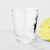 Uhrwerk-Höhlenhüter – Der flüsternde Affe  Schnapsglas (Links)