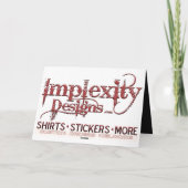 Uhrwerk Karte (Rückseite)