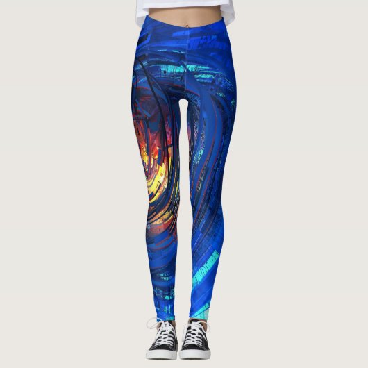 Uhrwerk Leggings (Vorderseite)