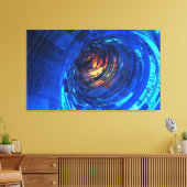 Uhrwerk Leinwanddruck (Insitu (Wohnzimmer))