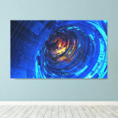 Uhrwerk Leinwanddruck (Insitu (Holzboden))