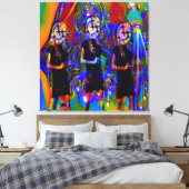 Uhrwerk Leinwanddruck (Insitu (Schlafzimmer))