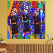 Uhrwerk Leinwanddruck (Insitu (Wohnzimmer))