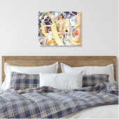 Uhrwerk Leinwanddruck (Insitu (Schlafzimmer))