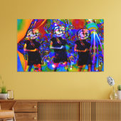 Uhrwerk Leinwanddruck (Insitu (Wohnzimmer))