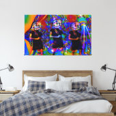 Uhrwerk Leinwanddruck (Insitu (Schlafzimmer))