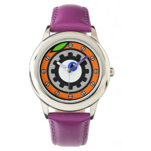 Uhrwerk Orange Armbanduhr