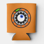 Uhrwerk Orange Dosenkühler (Vorderseite)