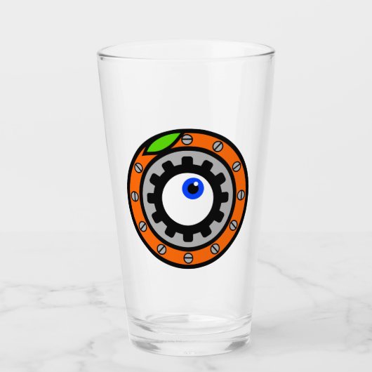 Uhrwerk Orange Glas (Vorderseite)
