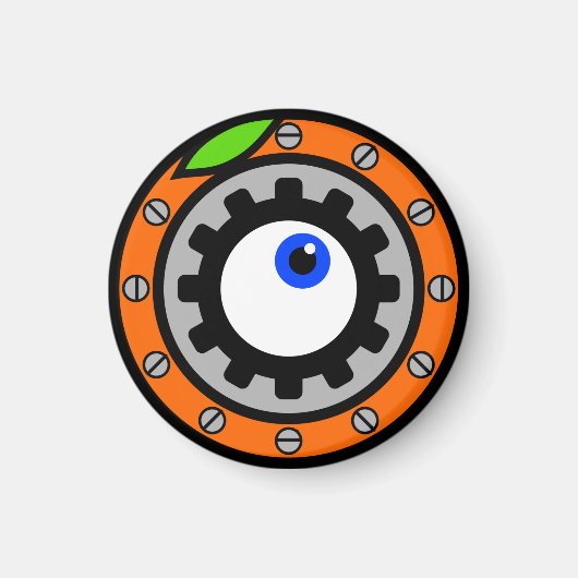 Uhrwerk Orange Magnet (Vorne)