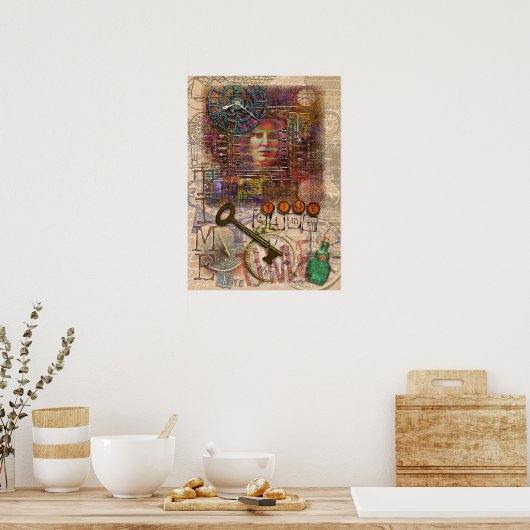 Uhrwerk Poster (Küche)