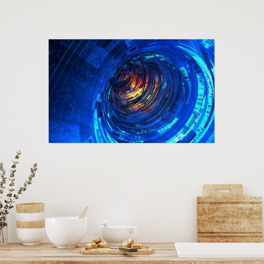 Uhrwerk Poster (Küche)