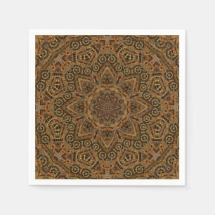 Uhrwerk Vintages industrielles Steampunk Serviette