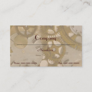 Uhrwerk-Visitenkarte Visitenkarte