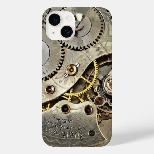 Uhrwerke Case-Mate iPhone Hülle (Rückseite)